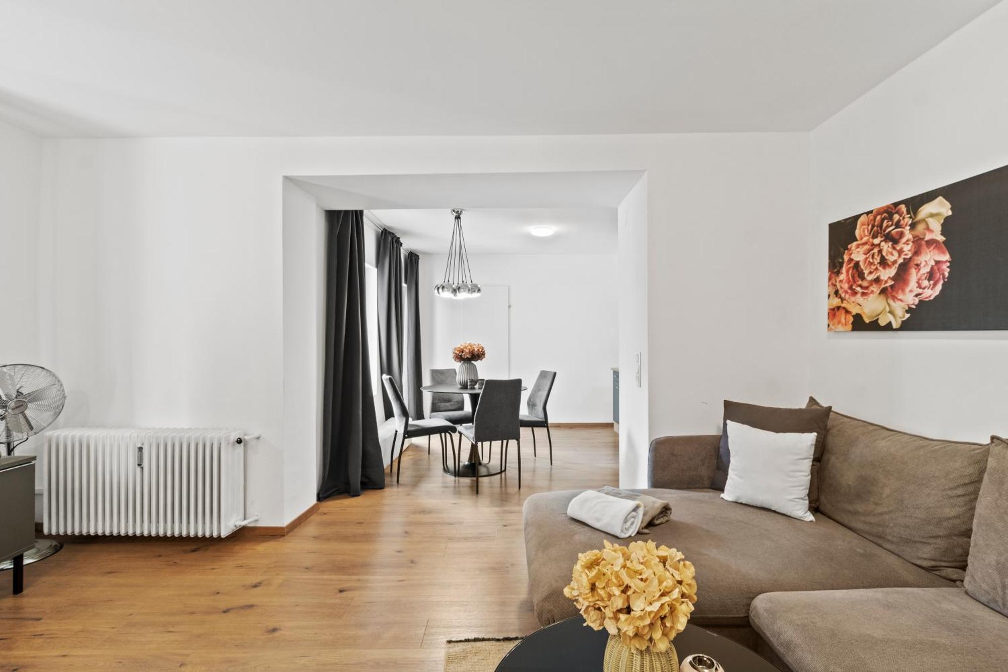 브루크안데어무어 Stilvolles Zuhause Mit Terrasse 아파트 외부 사진